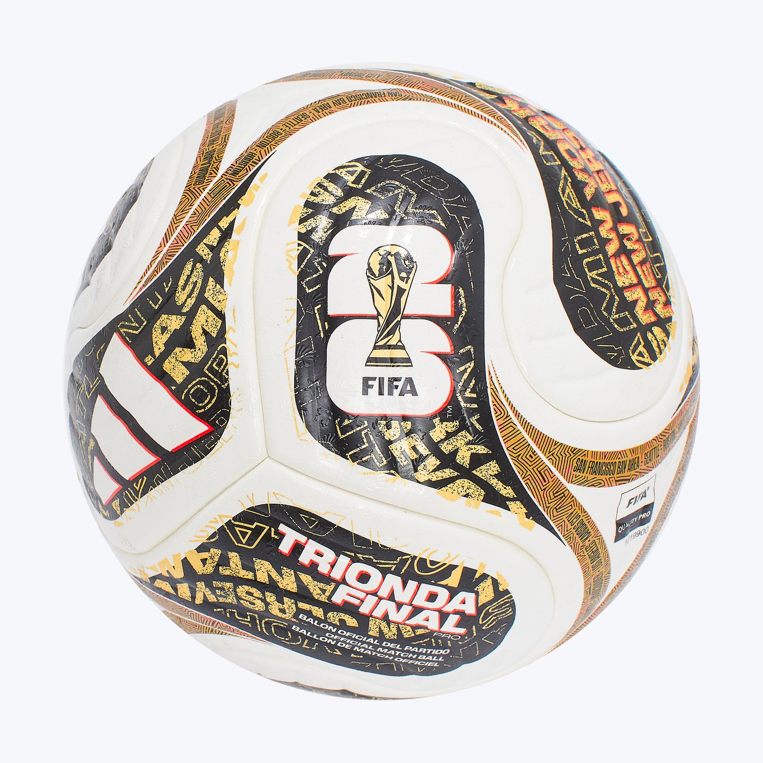 Мяч футбольный Adidas Trionda Finals World Cup 26